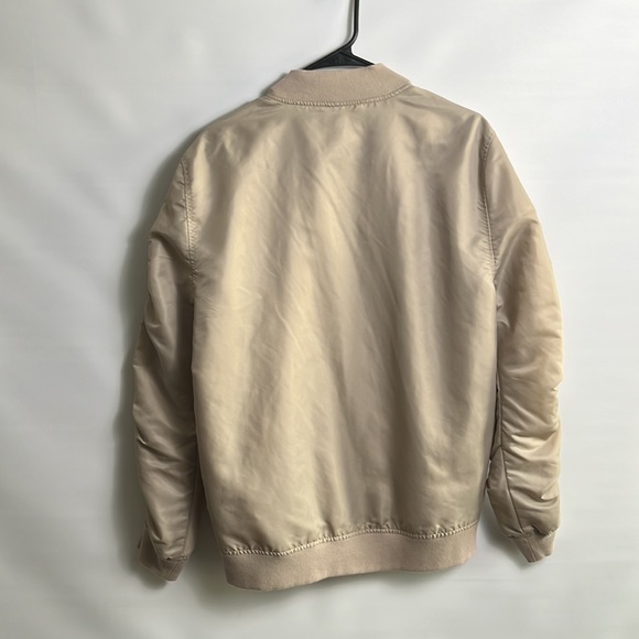 Elwood Men’s Beige Bomber Jacket - Picture 3 of 4